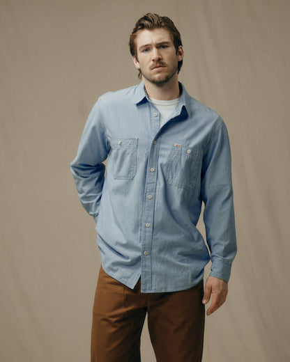 Filson Customer Favorite / Men's Long Sleeve Chambray CPO Shirt