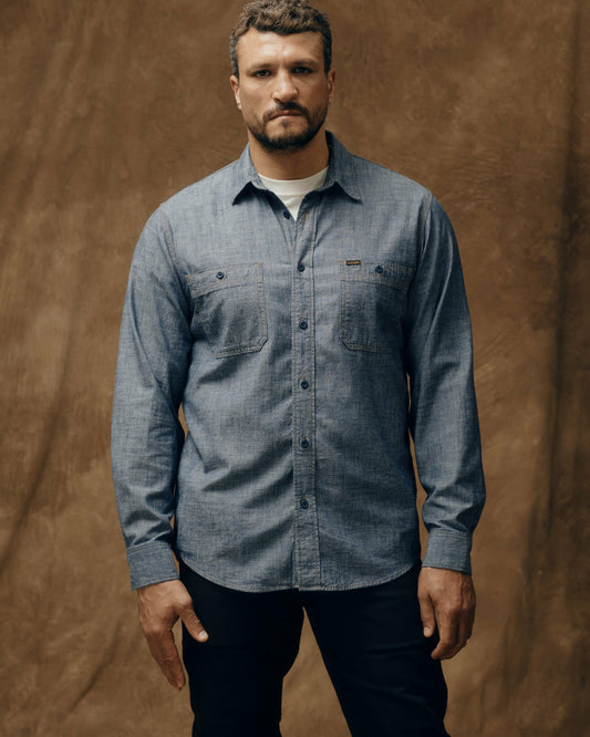 Filson Premium / Men's Long Sleeve Chambray CPO Shirt