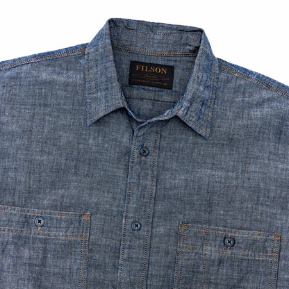 Filson Premium / Men's Long Sleeve Chambray CPO Shirt