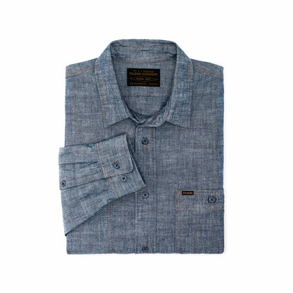 Filson Premium / Men's Long Sleeve Chambray CPO Shirt