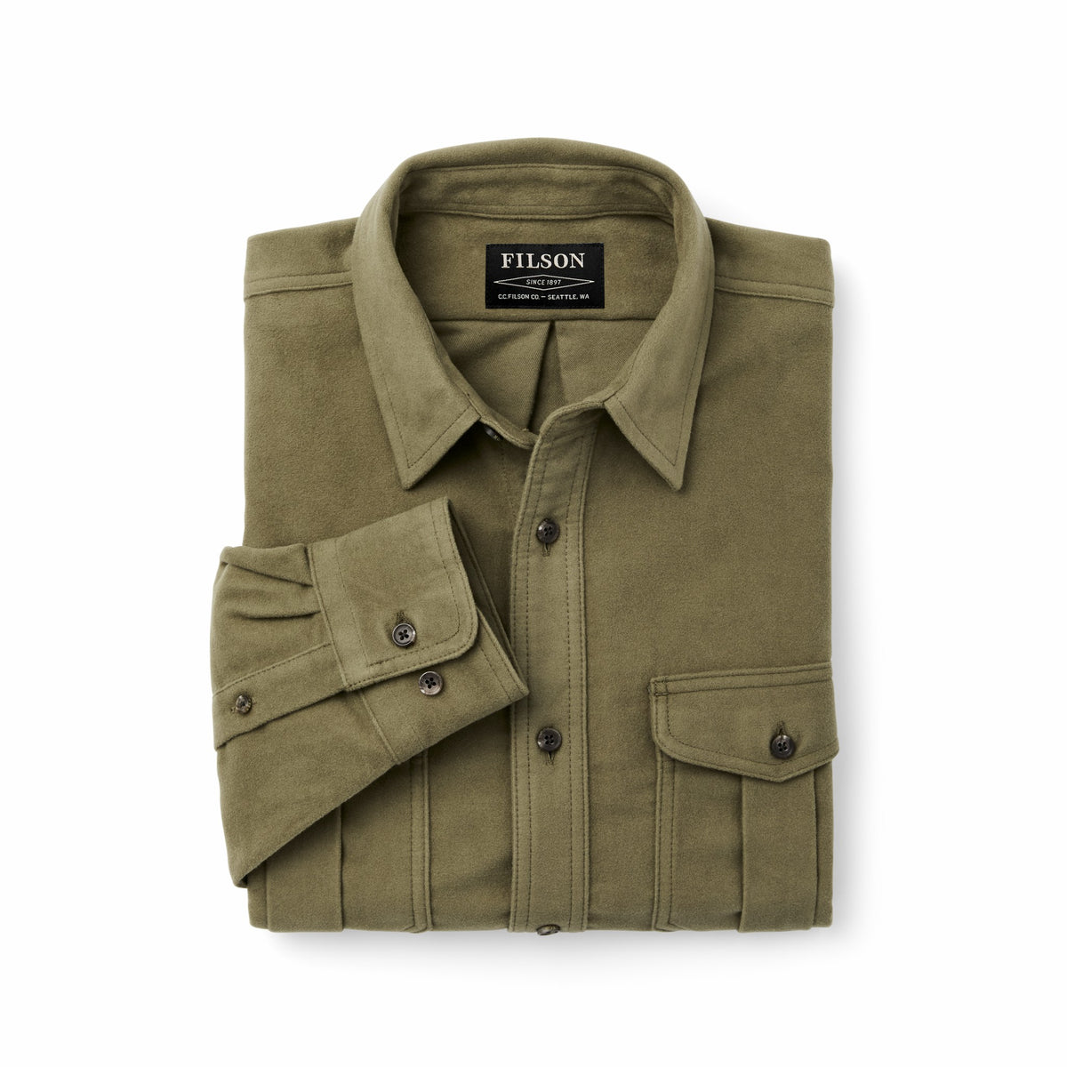 Filson Hot Sale / Men's Moleskin Seattle Shirt — Button Up Shirt