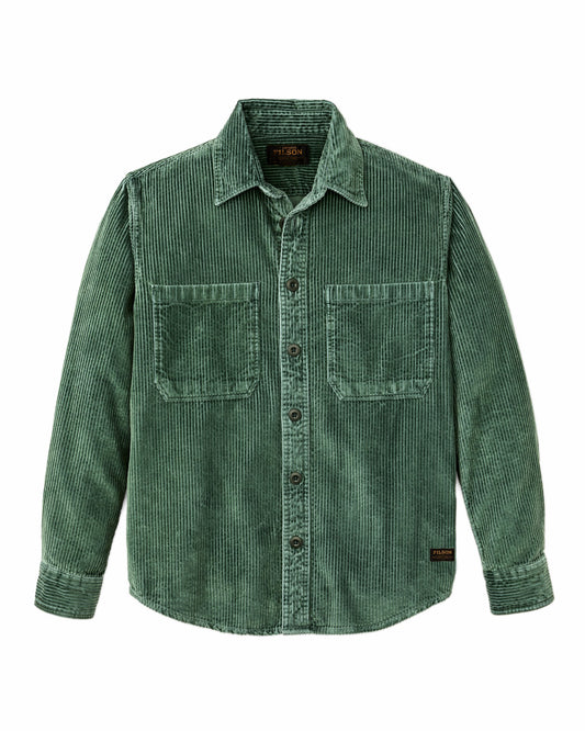 Filson Great Value / 6-wale Corduroy Shirt - Seabed Green