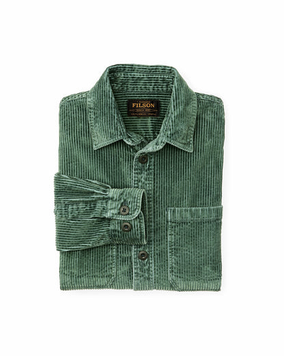 Filson Great Value / 6-wale Corduroy Shirt - Seabed Green
