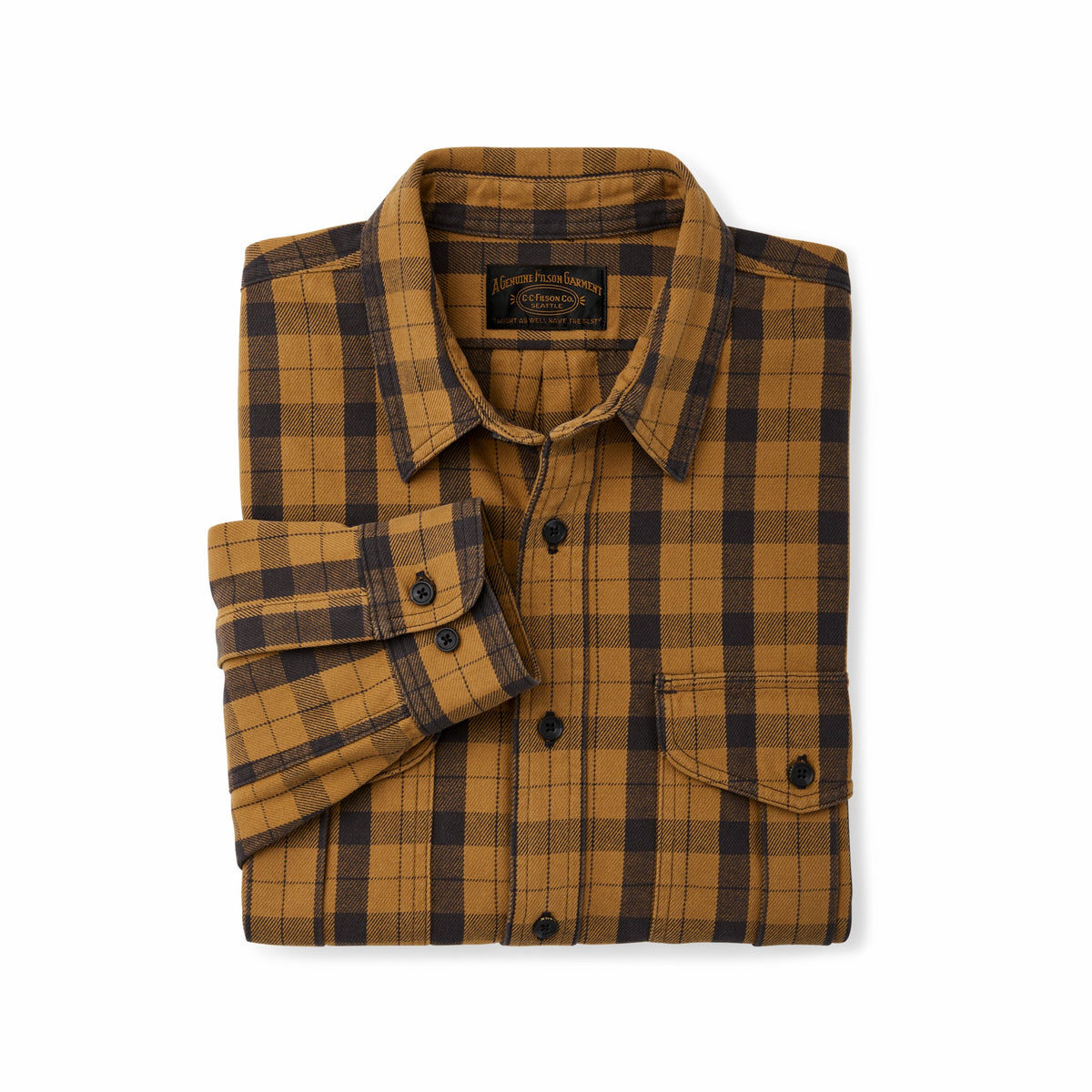 Filson Trusted / Men's Vintage Wash Alaskan Guide Flannel Shirt