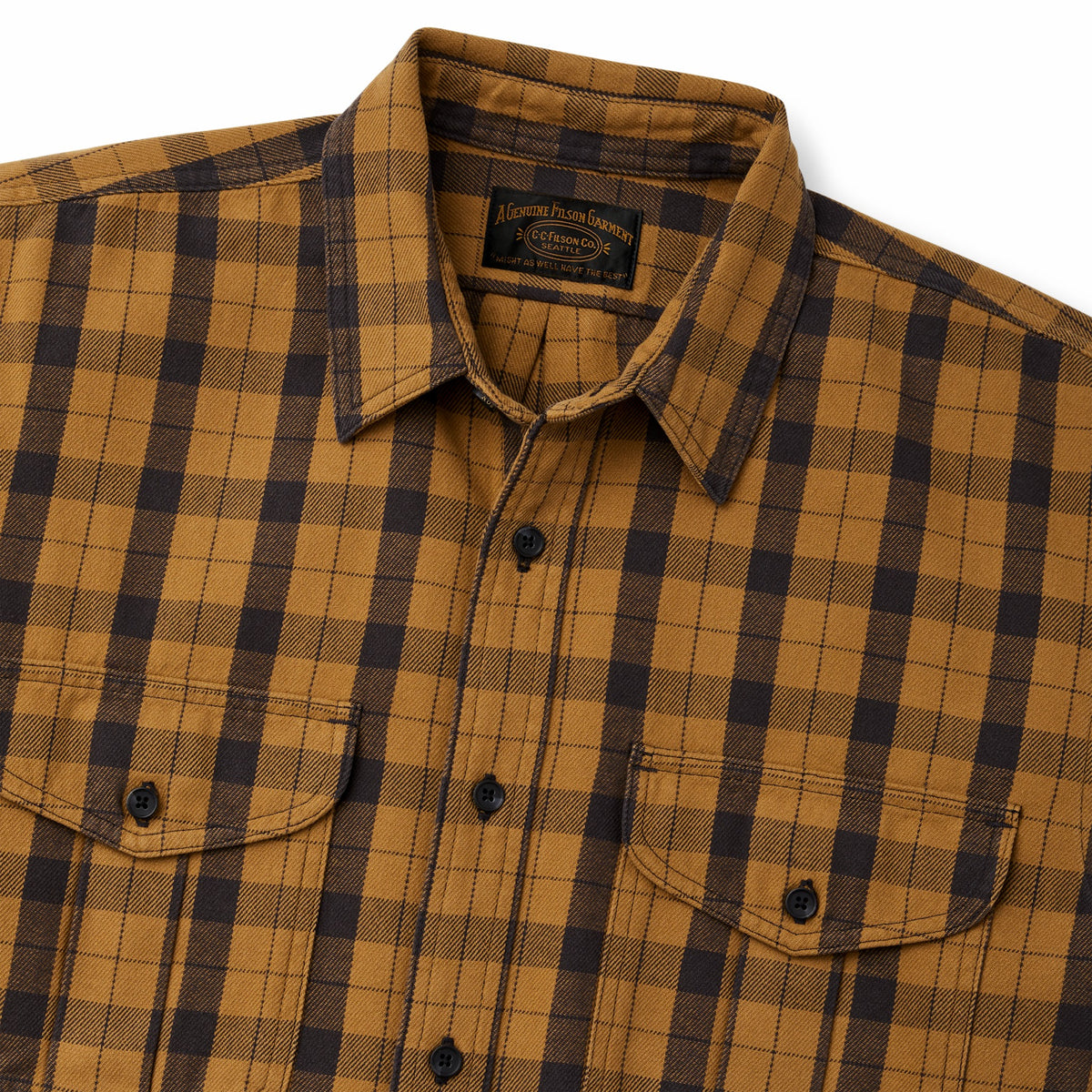 Filson Trusted / Men's Vintage Wash Alaskan Guide Flannel Shirt