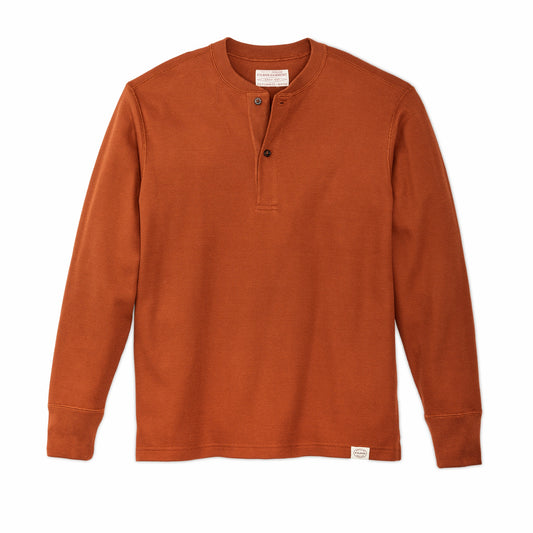 Filson Best Seller / Men's 100% Cotton Waffle Knit Henley