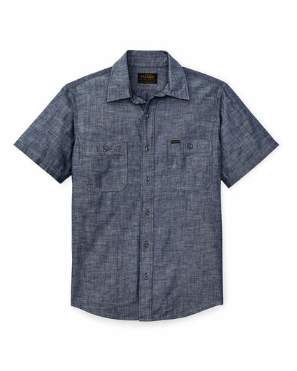 Filson Essential / Short Sleeve Chambray Shirt - Vintage Fade