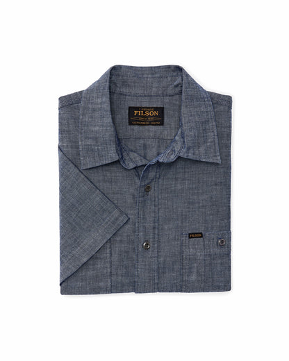 Filson Essential / Short Sleeve Chambray Shirt - Vintage Fade