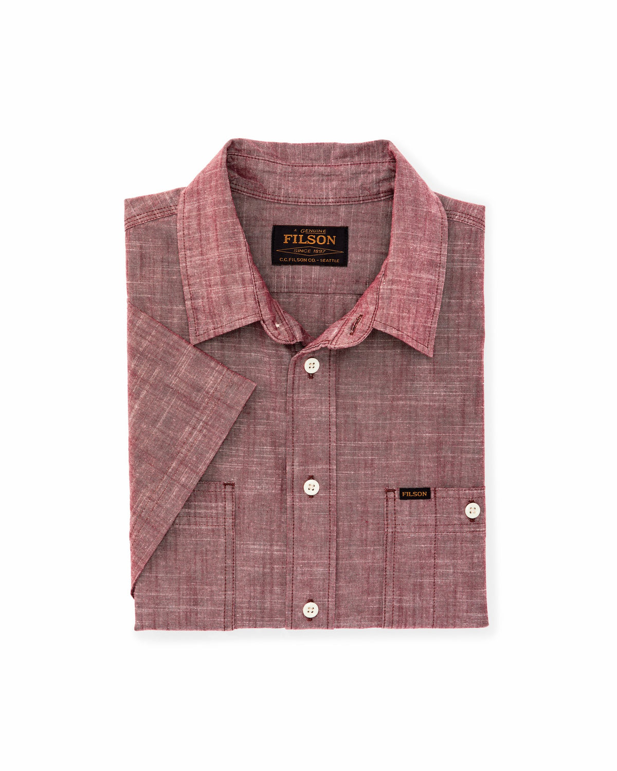 Filson Trending / Short Sleeve Chambray Shirt - Sable