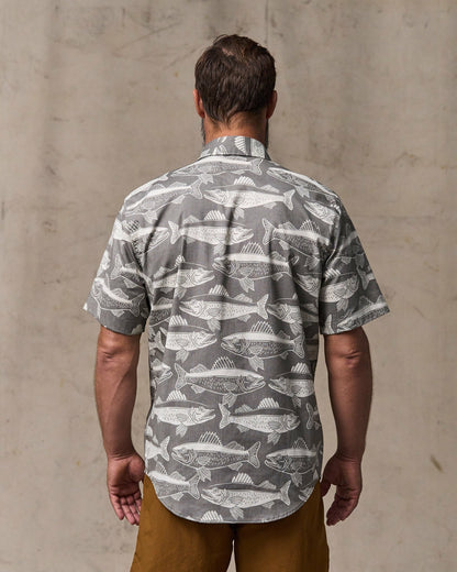 Filson Classic / Twin Lakes Short Sleeve Sport Shirt - Beluga / Print