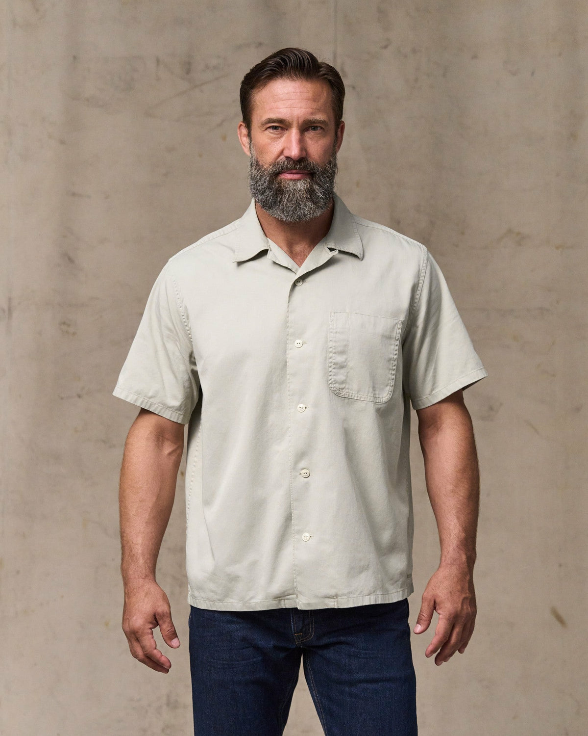 Filson Exclusive / Short Sleeve 4.5-oz. Twill Shirt - Gray Sky