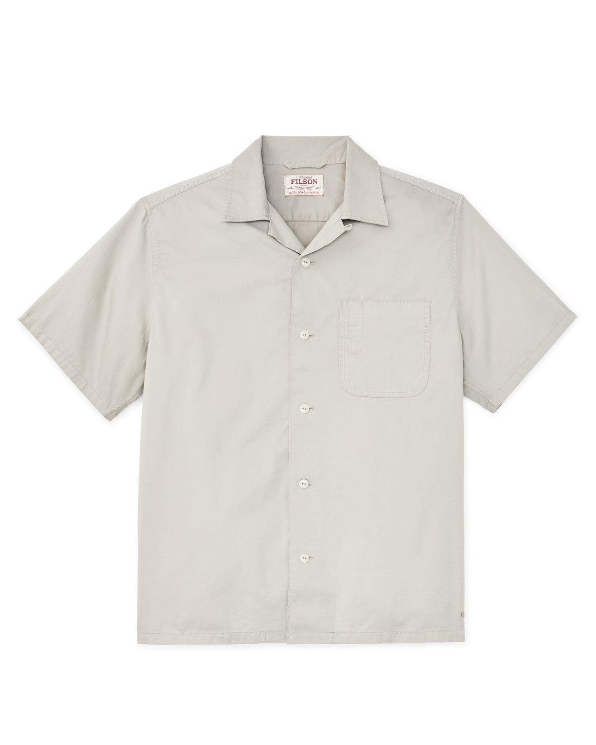 Filson Exclusive / Short Sleeve 4.5-oz. Twill Shirt - Gray Sky