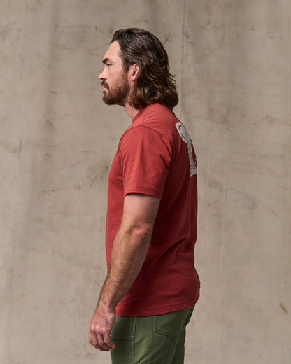 Filson Essential / Bear Graphic T-Shirt - Chili Oil
