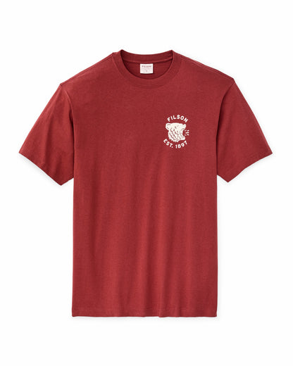 Filson Essential / Bear Graphic T-Shirt - Chili Oil