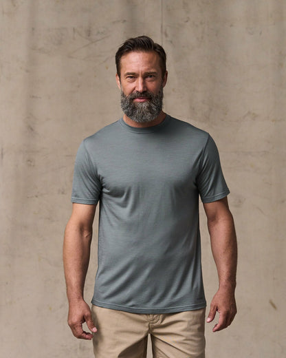 Filson Featured / Wool-Blend UPF T-Shirt - Sage Gray