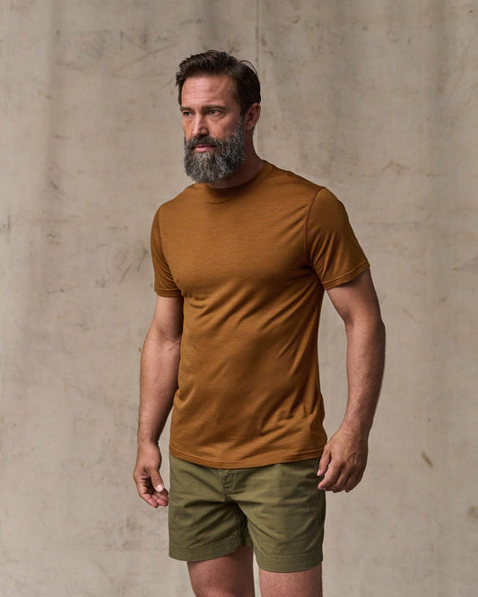 Filson Essential / Wool-Blend UPF T-Shirt - Whiskey