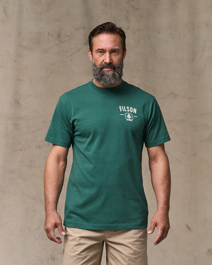 Filson Quality / Forestry Graphic T-Shirt - Mallard Green