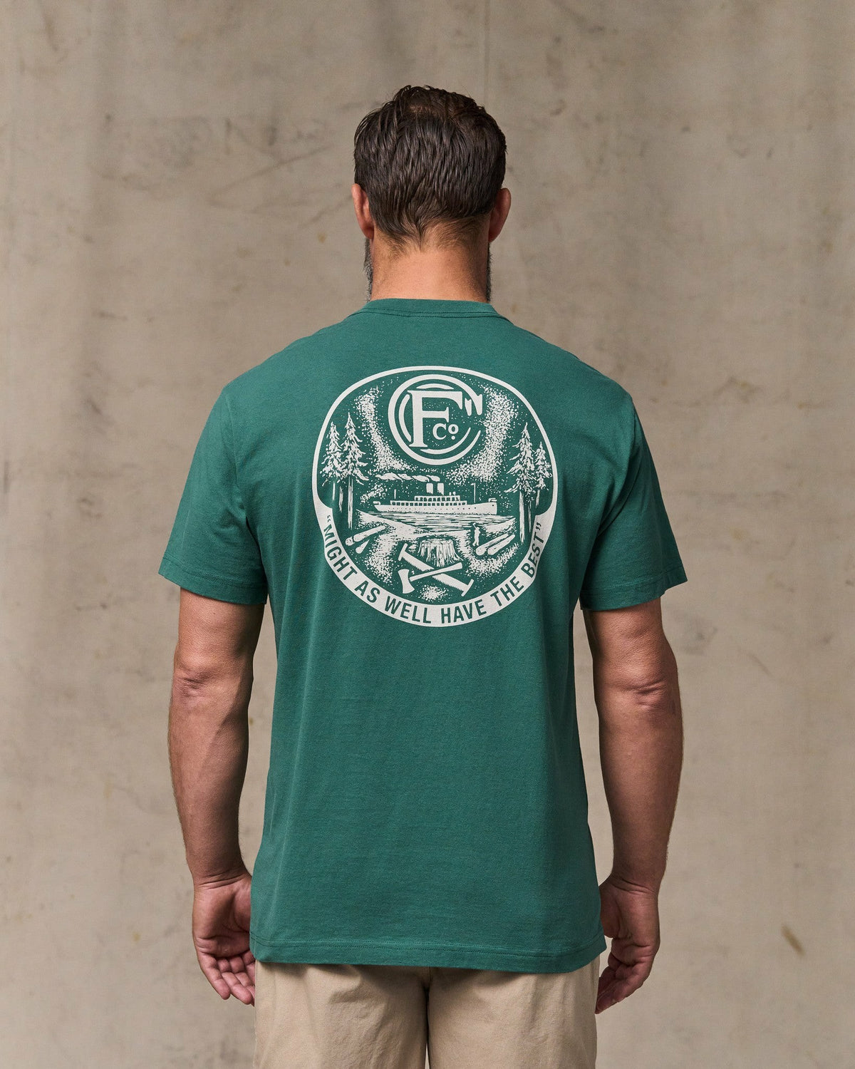 Filson Quality / Forestry Graphic T-Shirt - Mallard Green