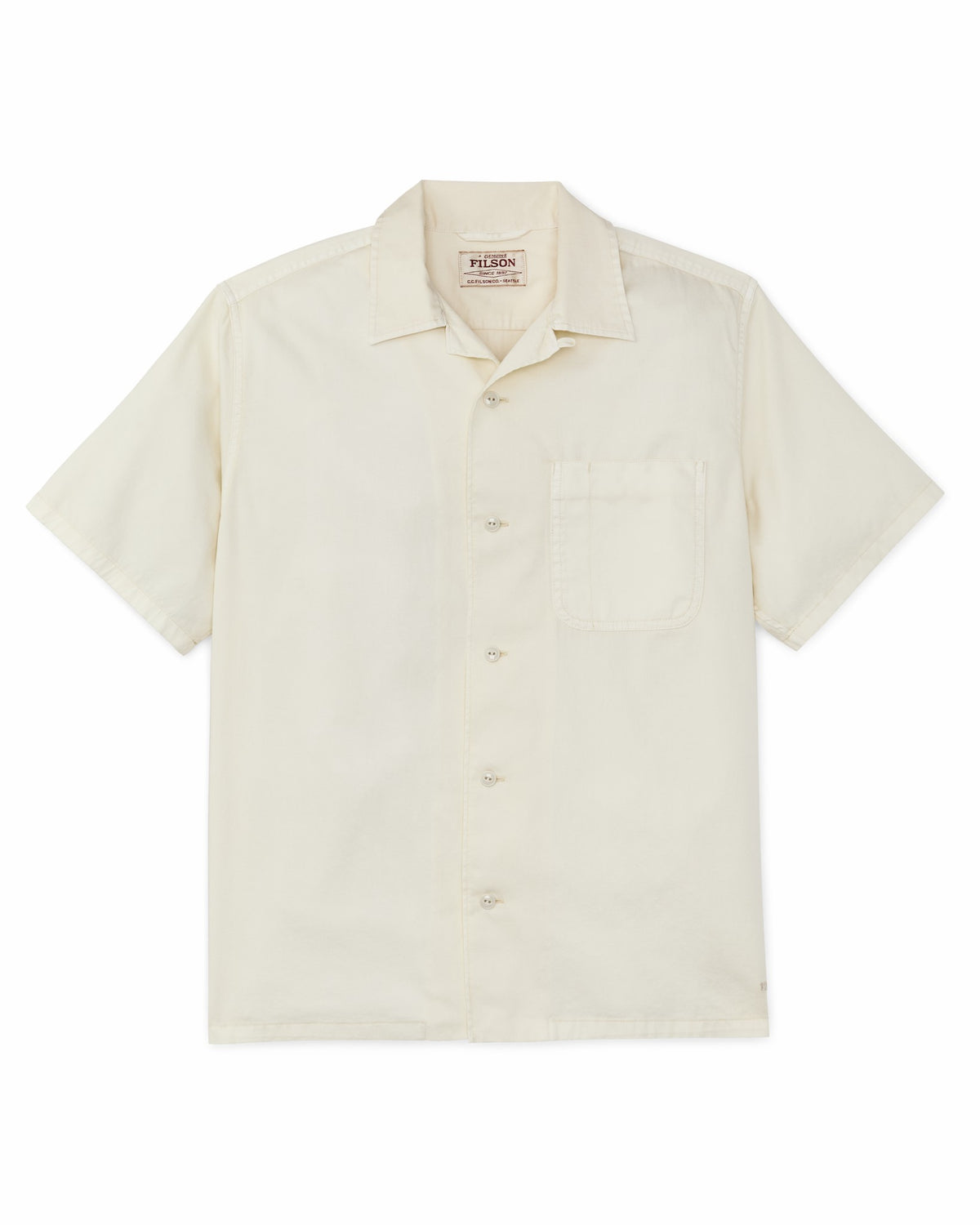 Filson Customer Favorite / Short Sleeve 4.5-oz. Twill Shirt - Ivory