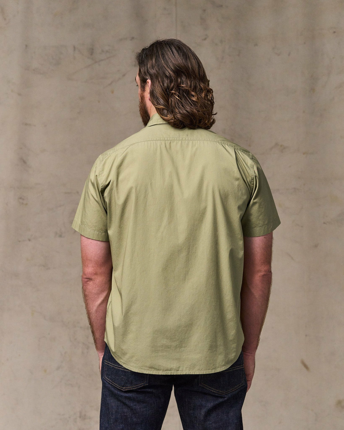 Filson Latest / Filson's Washed Short Sleeve Feather Cloth Shirt - Lakebed
