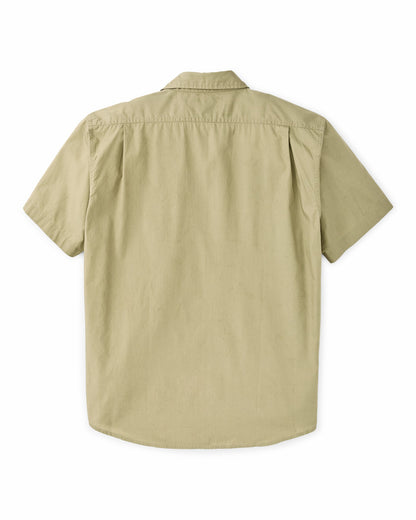 Filson Latest / Filson's Washed Short Sleeve Feather Cloth Shirt - Lakebed