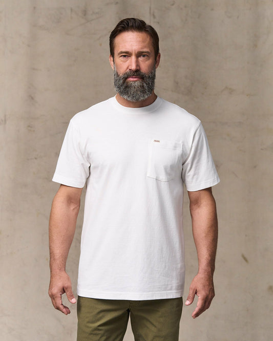 Filson Popular / Outfitter Pocket T-shirt - Bright White