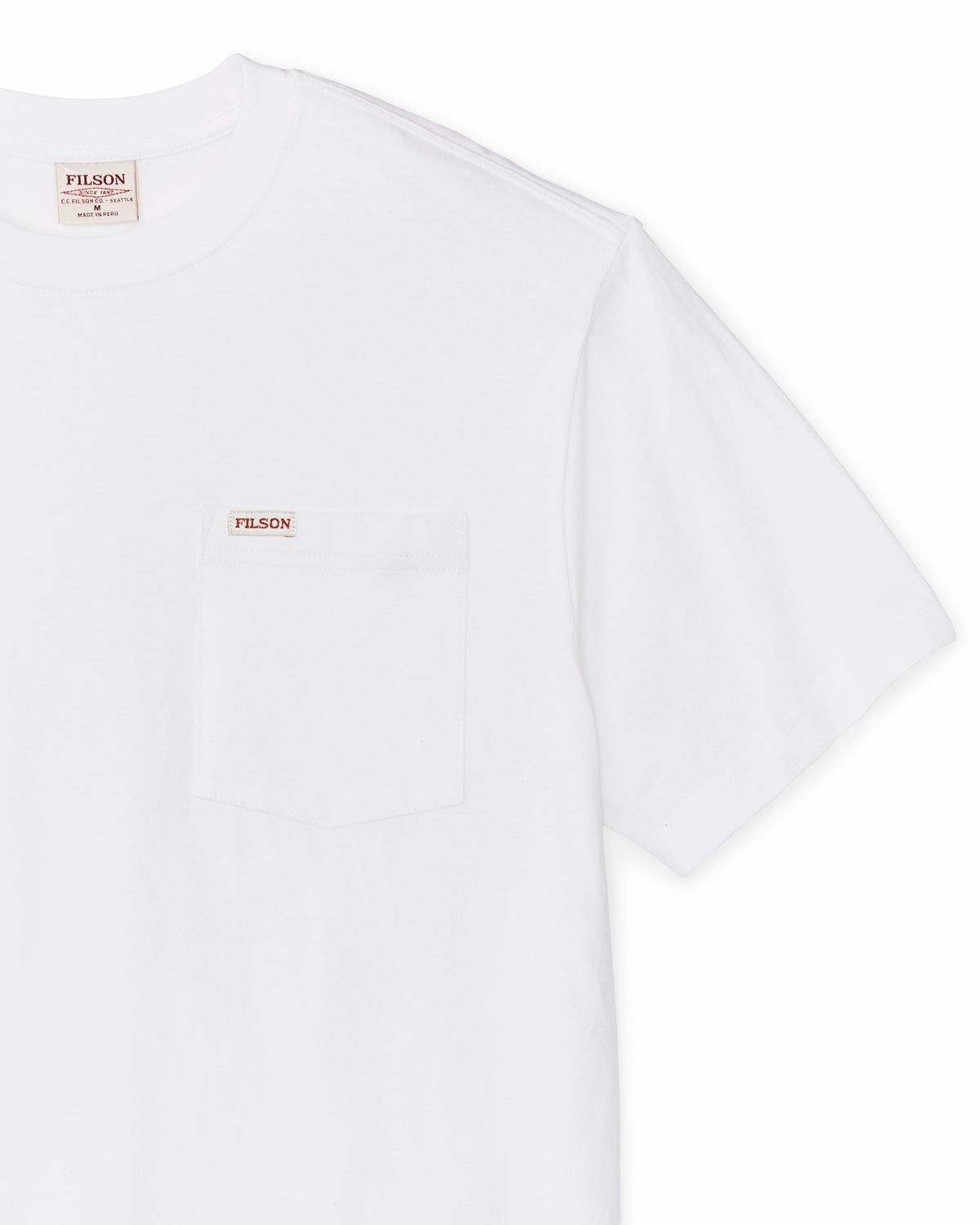 Filson Popular / Outfitter Pocket T-shirt - Bright White