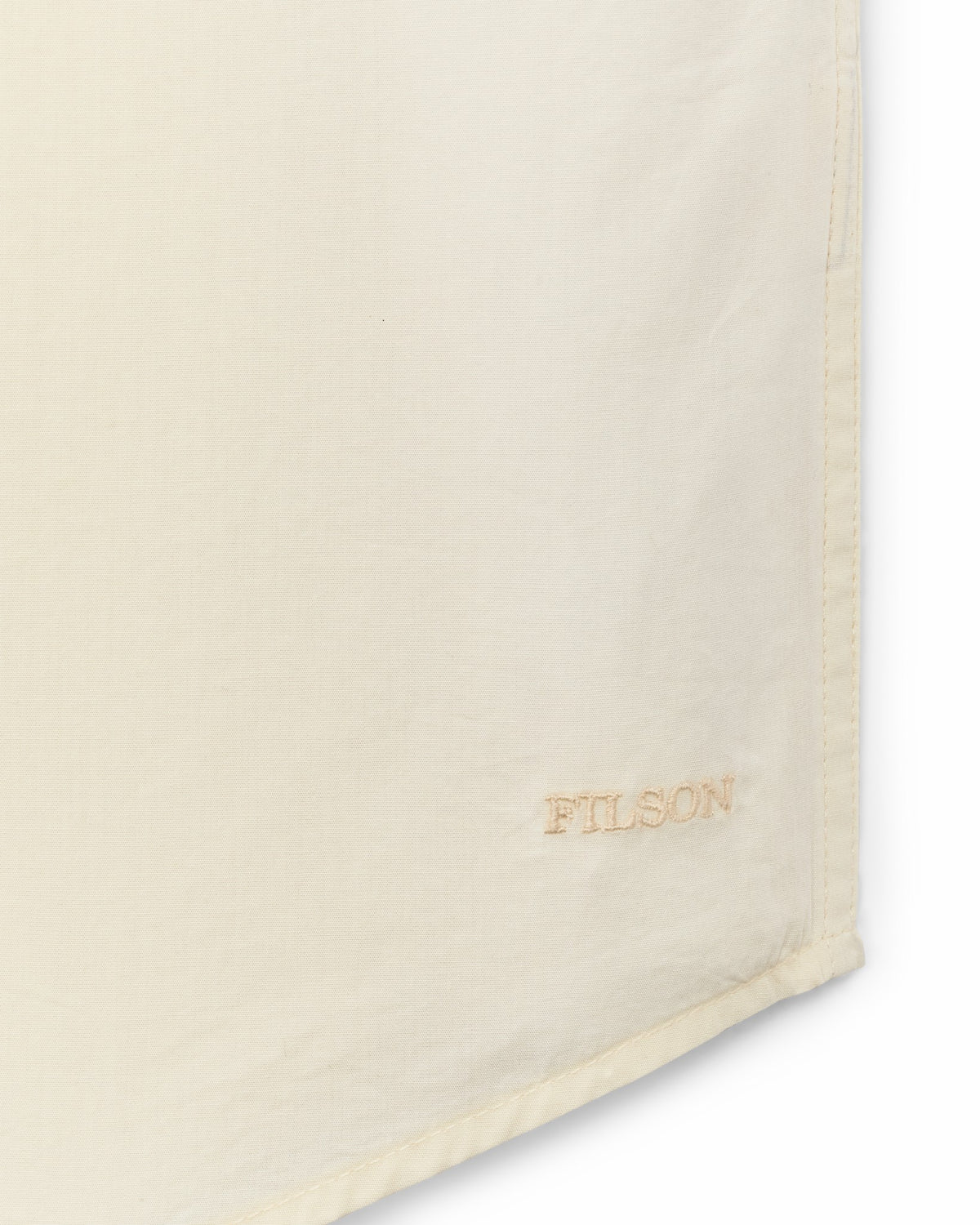 Filson Exclusive / Filson's Washed Short Sleeve Feather Cloth Shirt - Ivory