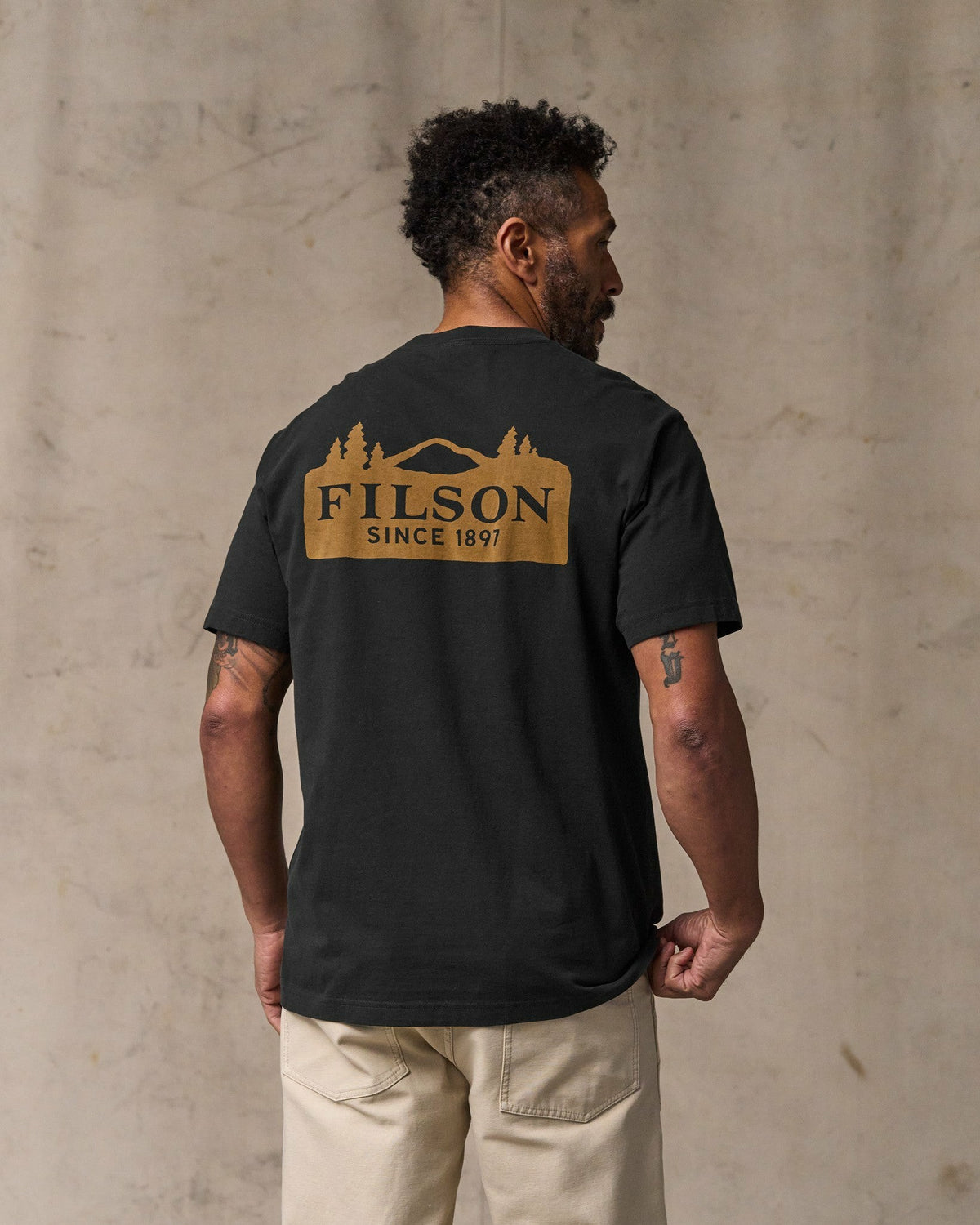 Filson Trusted / Scenic Graphic T-shirt - Black