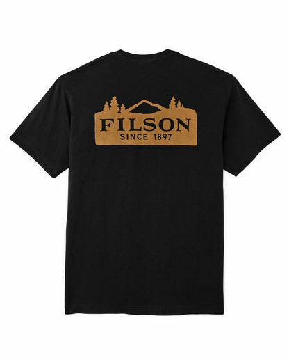 Filson Trusted / Scenic Graphic T-shirt - Black