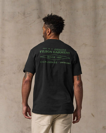 Filson Trending / Diamond Graphic T-shirt - Black