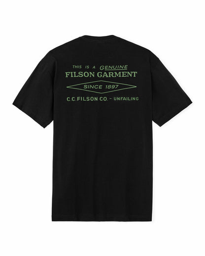 Filson Trending / Diamond Graphic T-shirt - Black