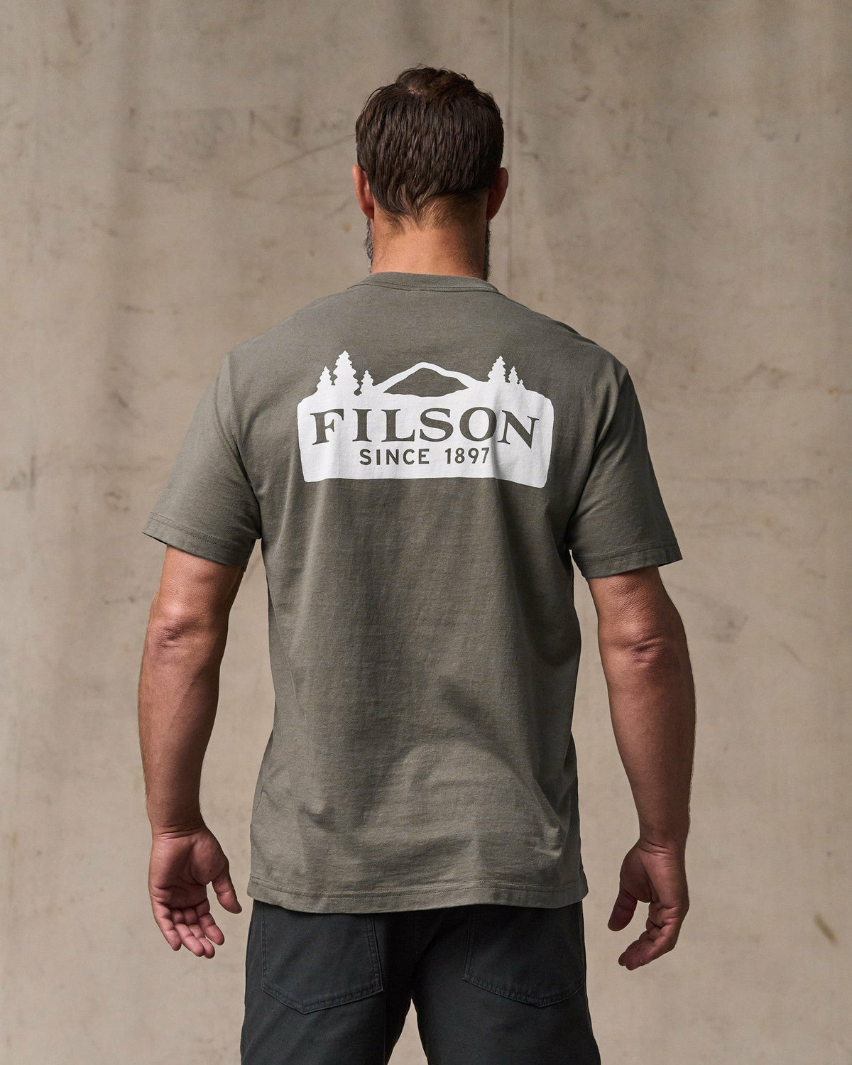 Filson Trusted / Scenic Graphic T-shirt - Hawk Brown
