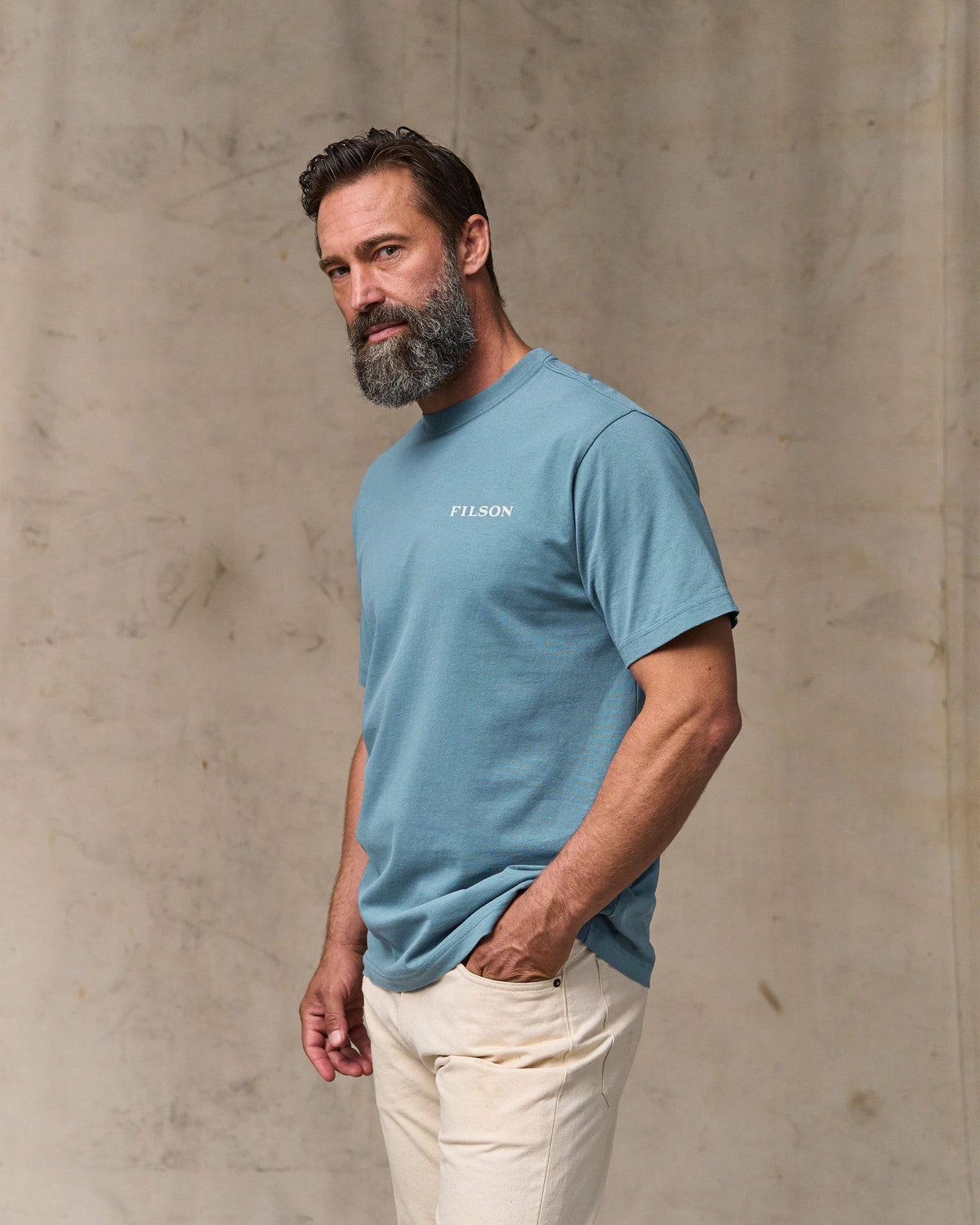 Filson Classic / Scenic Graphic T-shirt - Bluefin