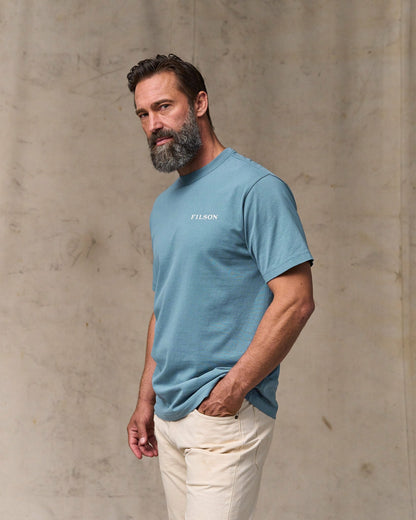 Filson Classic / Scenic Graphic T-shirt - Bluefin