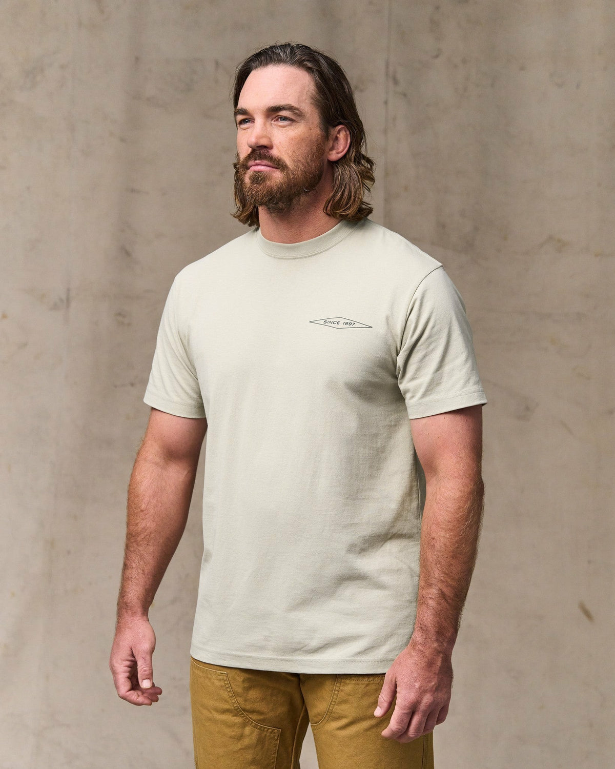 Filson Premium / Diamond Graphic T-shirt - Gray Sky