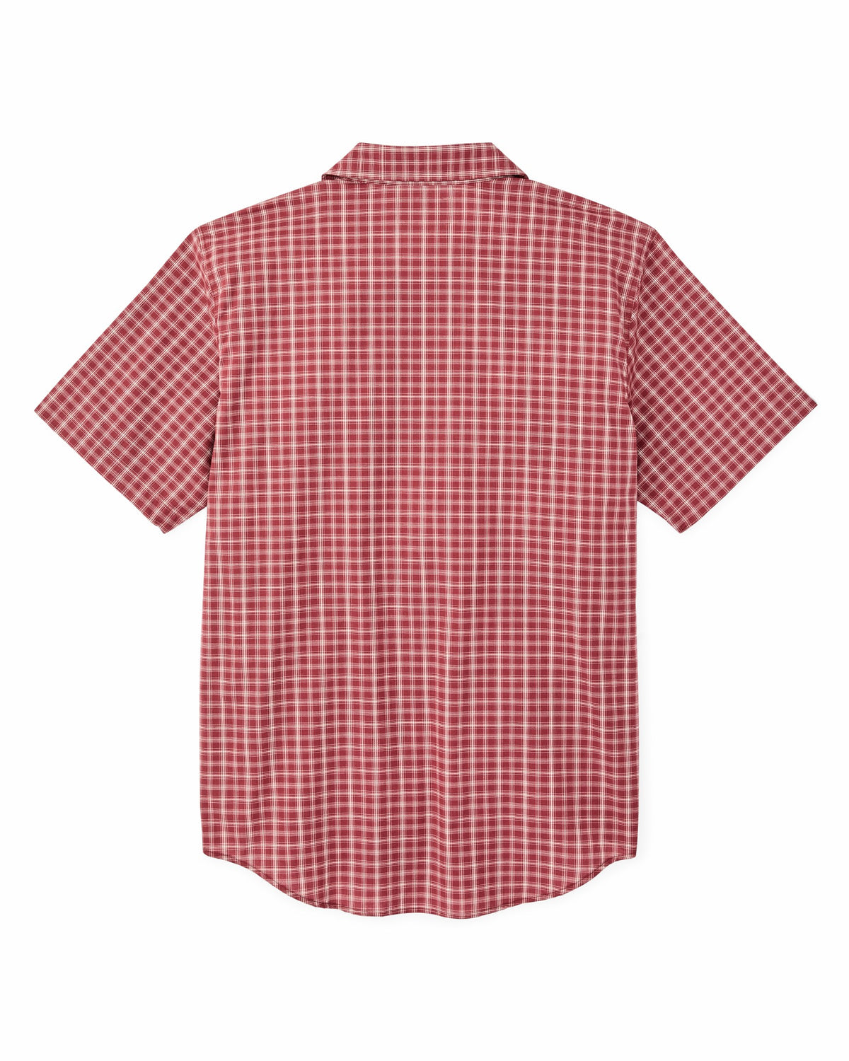 Filson Value / Twin Lakes Short Sleeve Sport Shirt - Brick / Cream Plaid