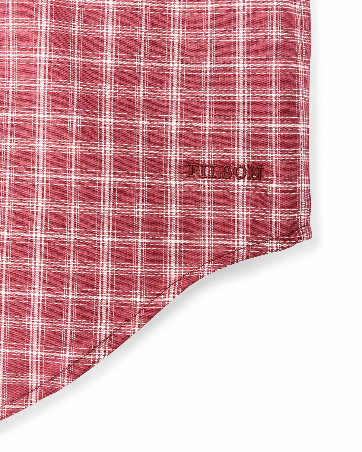Filson Value / Twin Lakes Short Sleeve Sport Shirt - Brick / Cream Plaid