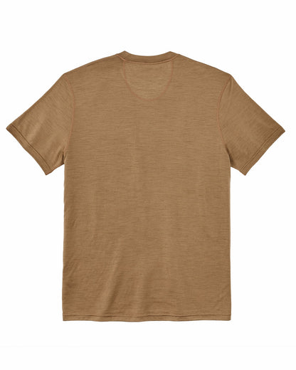 Filson Best Price / 210g Merino Wool Short Sleeve Crewneck - Rugged Tan