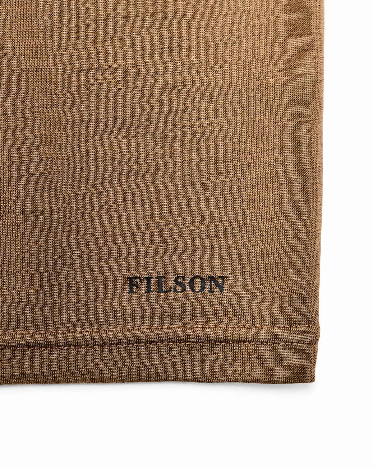 Filson Best Price / 210g Merino Wool Short Sleeve Crewneck - Rugged Tan