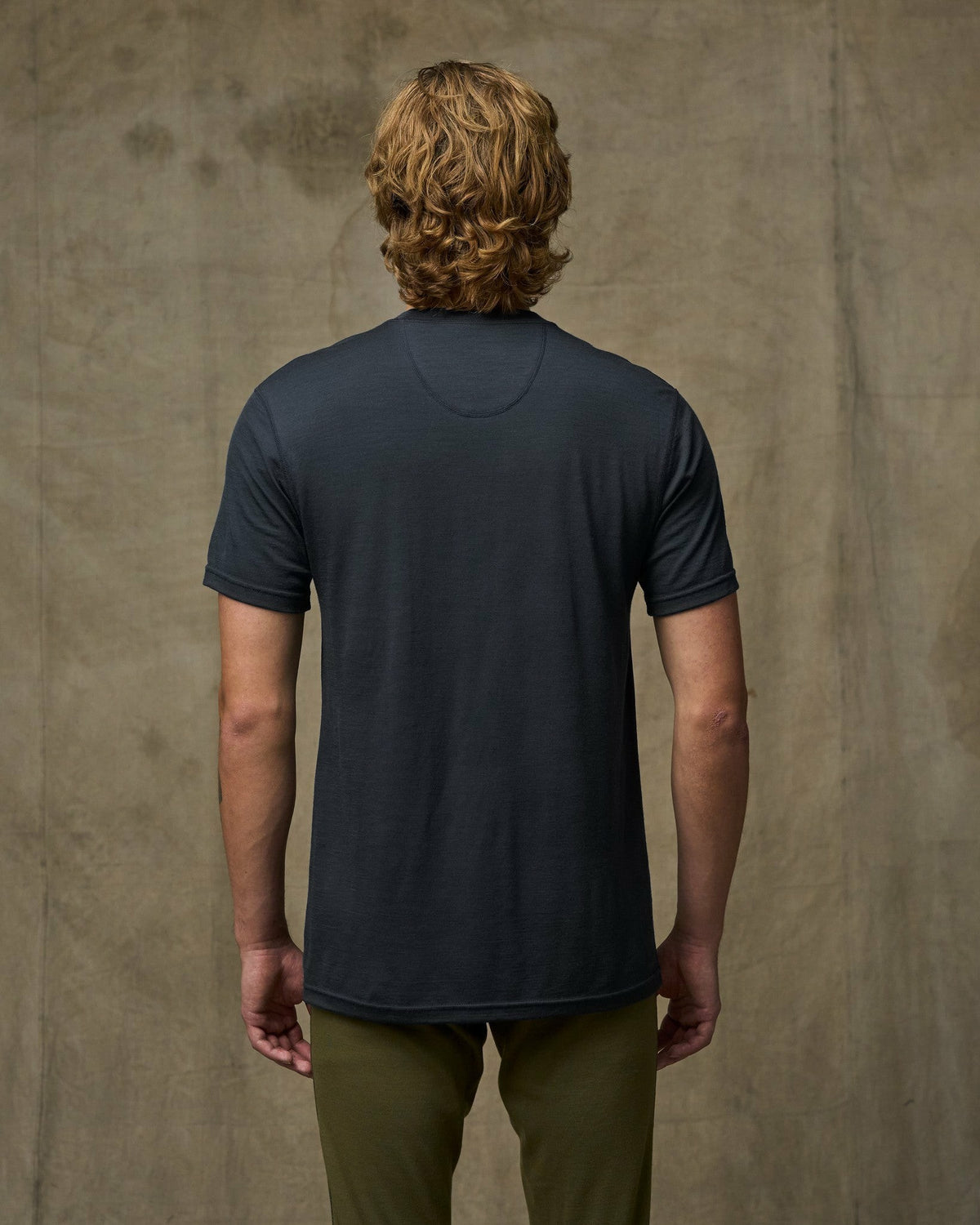 Filson Everyday / 210g Merino Wool Short Sleeve Crewneck - Dark Navy