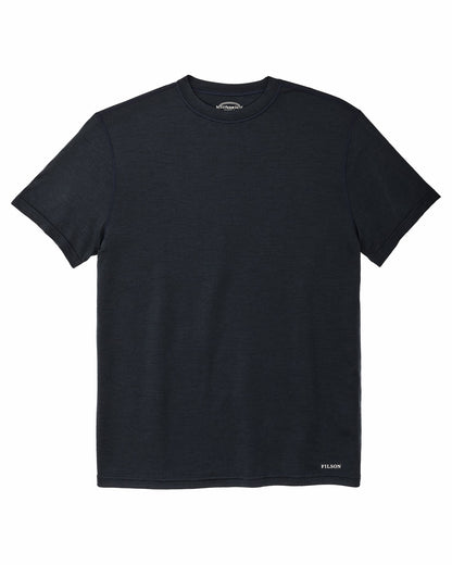 Filson Everyday / 210g Merino Wool Short Sleeve Crewneck - Dark Navy