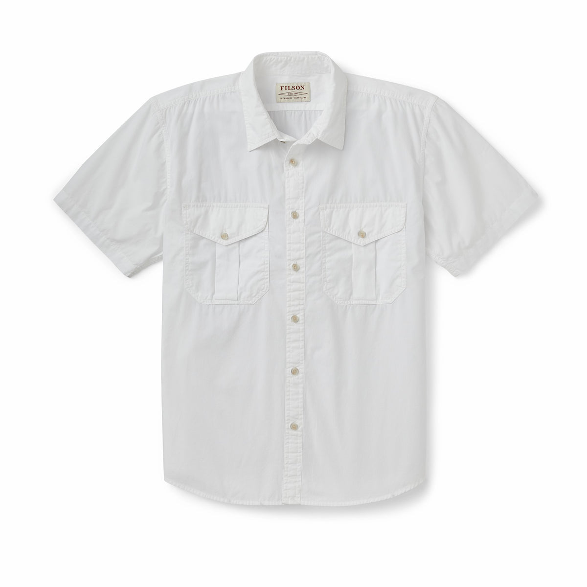 Filson New / Men's Washed Short Sleeve Feather Cloth Shirt