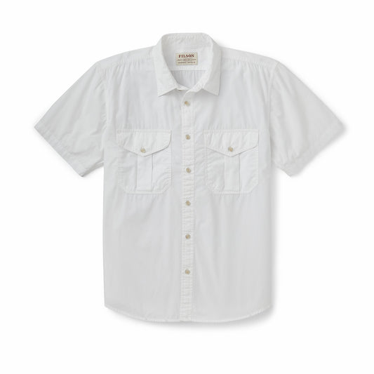 Filson New / Men's Washed Short Sleeve Feather Cloth Shirt