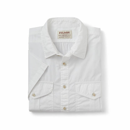 Filson New / Men's Washed Short Sleeve Feather Cloth Shirt
