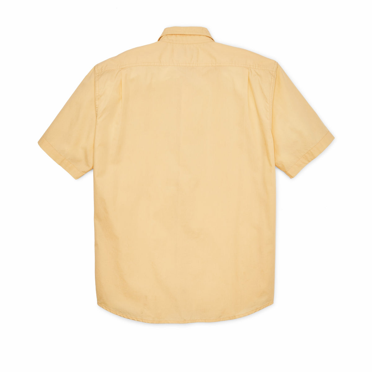Filson Discount / Filson's Washed Short Sleeve Feather Cloth Shirt - Straw