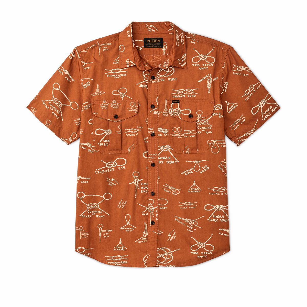 Filson Essential / Filson's Washed Short Sleeve Feather Cloth Shirt