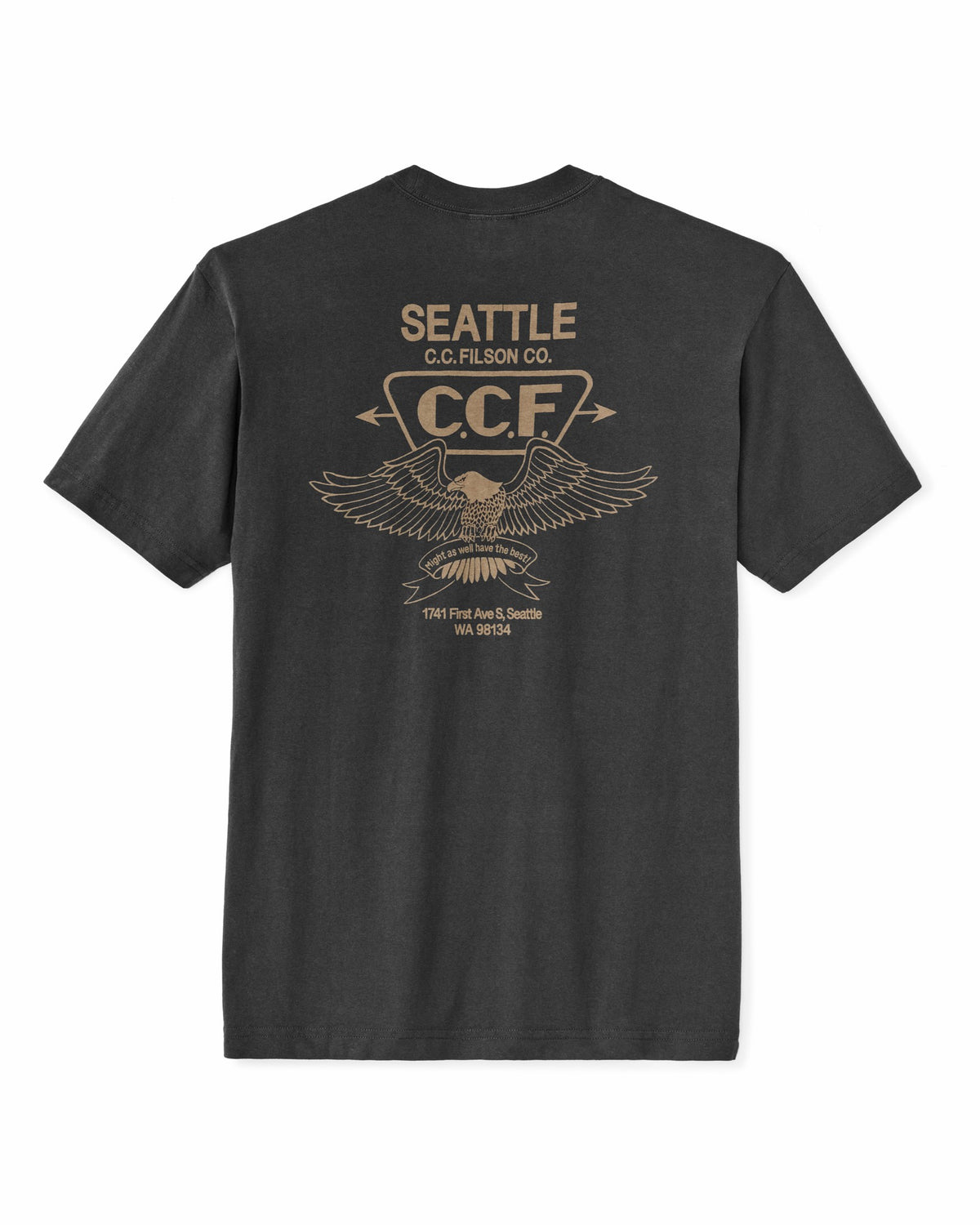Filson Smart Buy / Seattle Graphic T-Shirt - Black