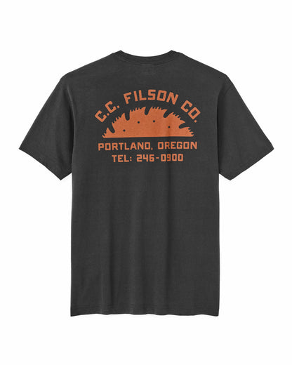 Filson Trending / Portland Graphic T-Shirt - Black