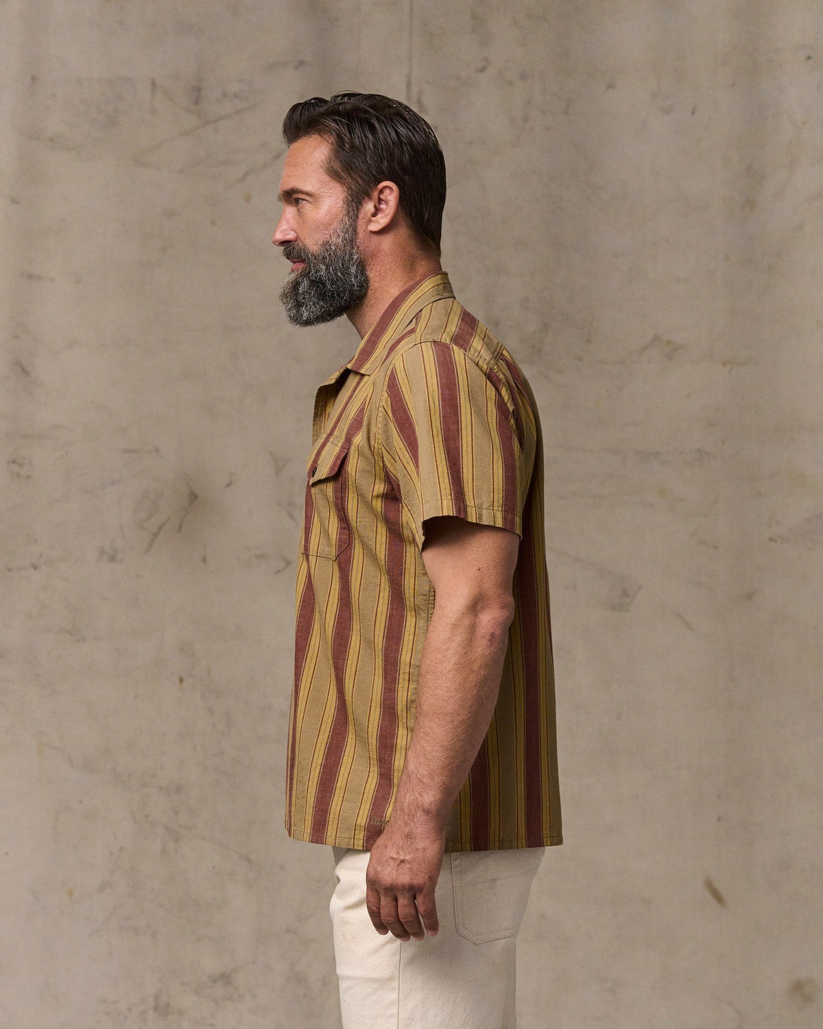 Filson Classic / Chambray Camp Shirt - Brick / Tan